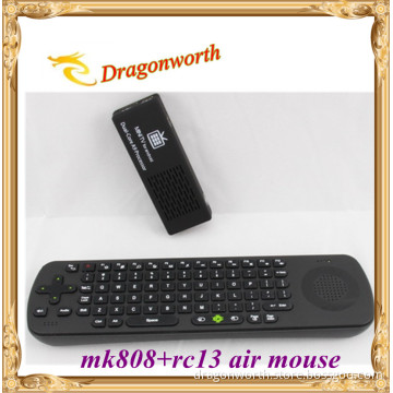 Android Box TV Mini PC Mk808 with Bluetooth +RC13 Air Flying Mouse with Mic and Speaker